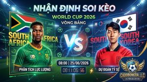 Nhận Định Soi Kèo South Africa vs South Korea 08h00 Ngày 25/06/2026 – Vòng Bảng World Cup 2026