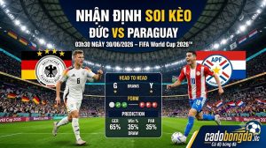 Nhận định soi kèo Đức vs Paraguay 03h30 ngày 30/06/2026 – World Cup 2026