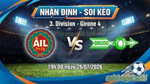 Nhận định soi kèo Åkra vs Brodd 19h 00 ngày 26/07/2026 – 3. Division - Girone 4
