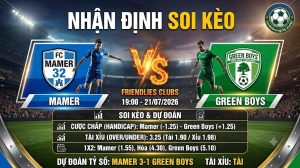 Nhận định soi kèo Mamer vs Green Boys 19h 00 ngày 21/07/2026 – Friendlies Clubs