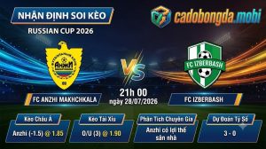 Nhận định soi kèo Anzhi vs Izberbash 21h 00 ngày 28/07/2026 – Cup