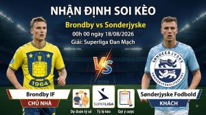 Nhận định soi kèo Brondby vs Sonderjyske 00h 00 ngày 18/08/2026 – Superliga