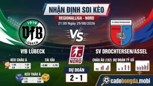 Nhận định soi kèo VfB Lübeck vs SV Drochtersen/Assel 21h 00 ngày 29/08/2026 – Regionalliga - Nord