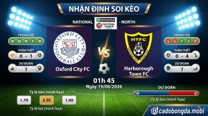 Nhận định soi kèo Oxford City vs Harborough Town 01h 45 ngày 19/08/2026 – National League - North