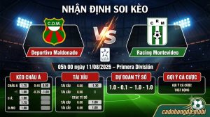 Nhận định soi kèo Deportivo Maldonado vs Racing Montevideo 05h 00 ngày 11/08/2026 – Primera División