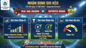 Nhận định soi kèo Real San Joaquín vs Deportes Rengo 23h 00 ngày 31/08/2026 – Segunda División