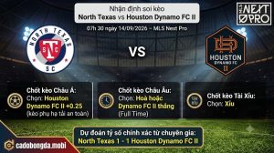 Nhận định soi kèo North Texas vs Houston Dynamo FC II 07h 30 ngày 14/09/2026 – MLS Next Pro