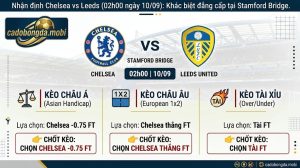 Nhận định Chelsea vs Leeds (02h00 ngày 10/09): Khác biệt đẳng cấp tại Stamford Bridge