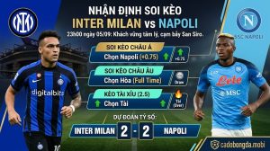 Nhận định soi kèo Inter Milan vs Napoli 23h00 ngày 05/09: Khách vững tâm lý, cạm bẫy San Siro