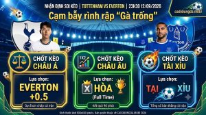 Nhận định soi kèo Tottenham vs Everton 23h30 ngày 12/09/2026: Cạm bẫy rình rập “Gà trống”